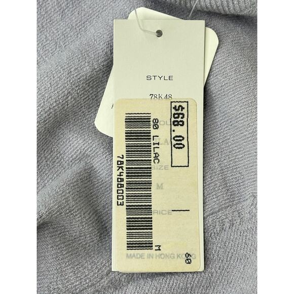 French Connection New! Turtleneck Sweater Wool Blend Lilac Purple Preppy Size M - Picture 4 of 11